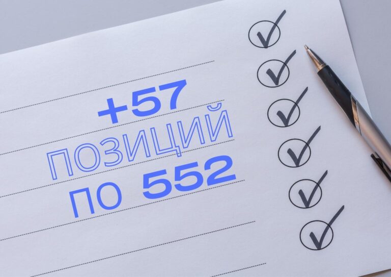 Расширен перечень изделий с упрощённой регистрацией по ПП РФ №552